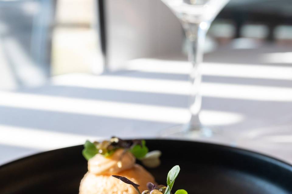 Nuestro Pani-puri Tartar Salmo