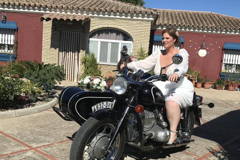 Boda en sidecar