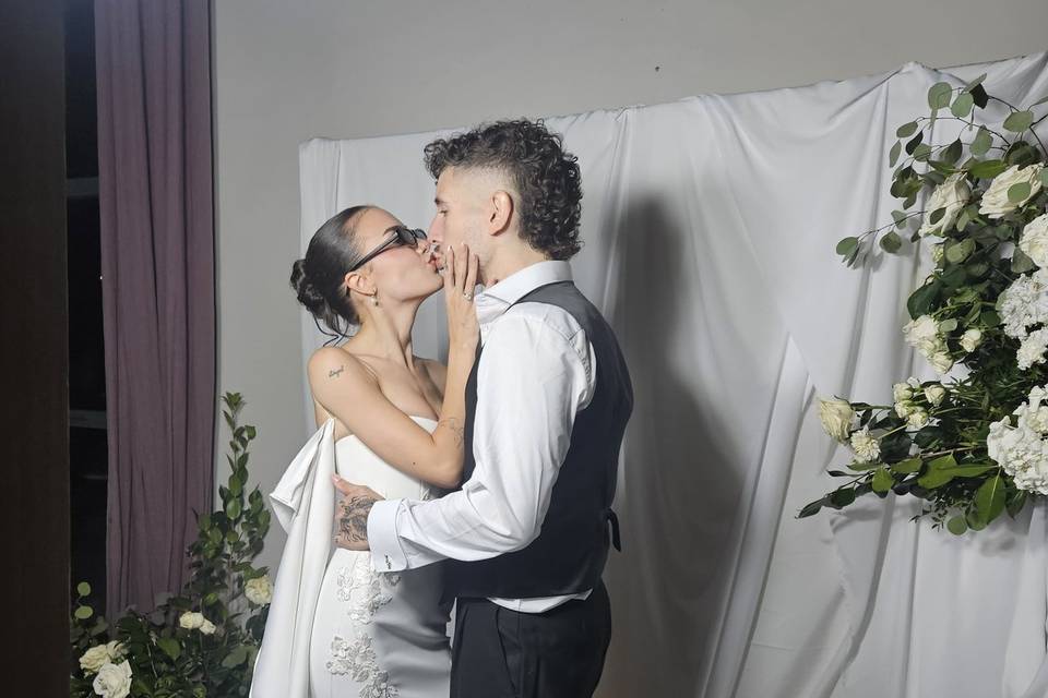 Estilo glamour photocall