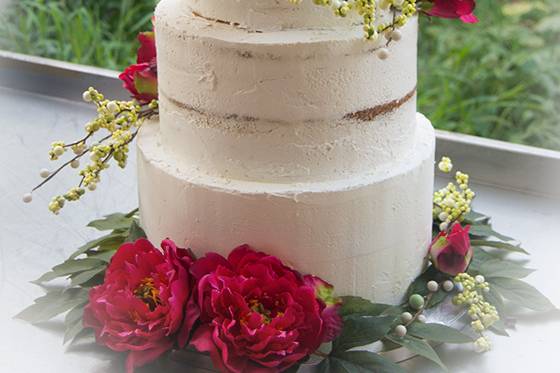 Tarta semi naked cake