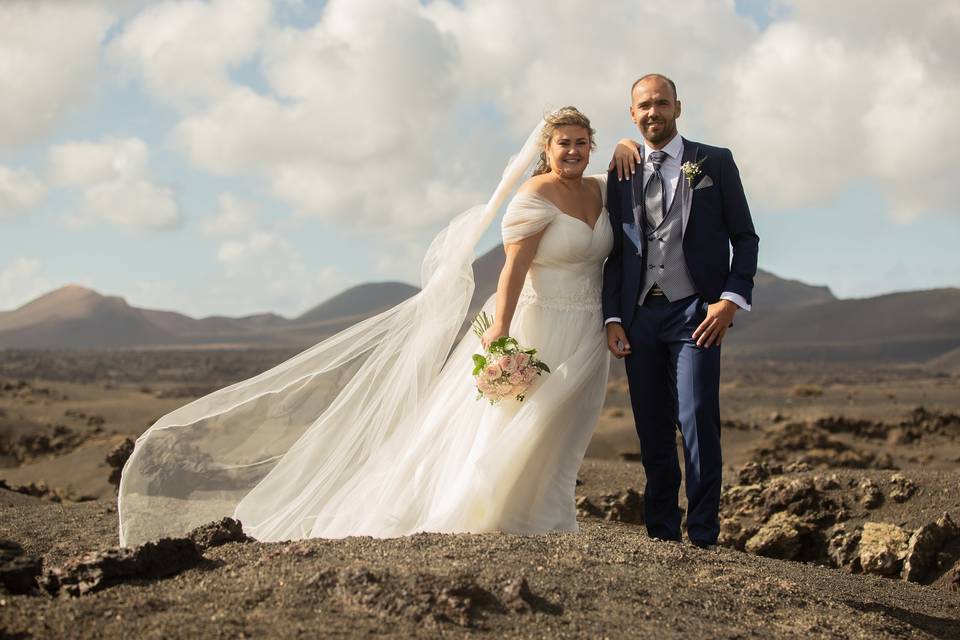 Sesión de novios en volcán