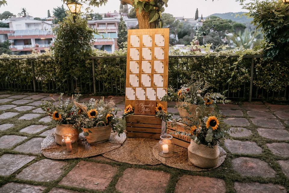 Boda EyA con Girasoles