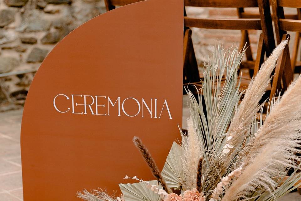 E&C Cartel de Ceremonia