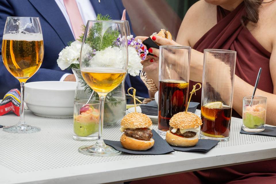 Bebidas cóctel invitados