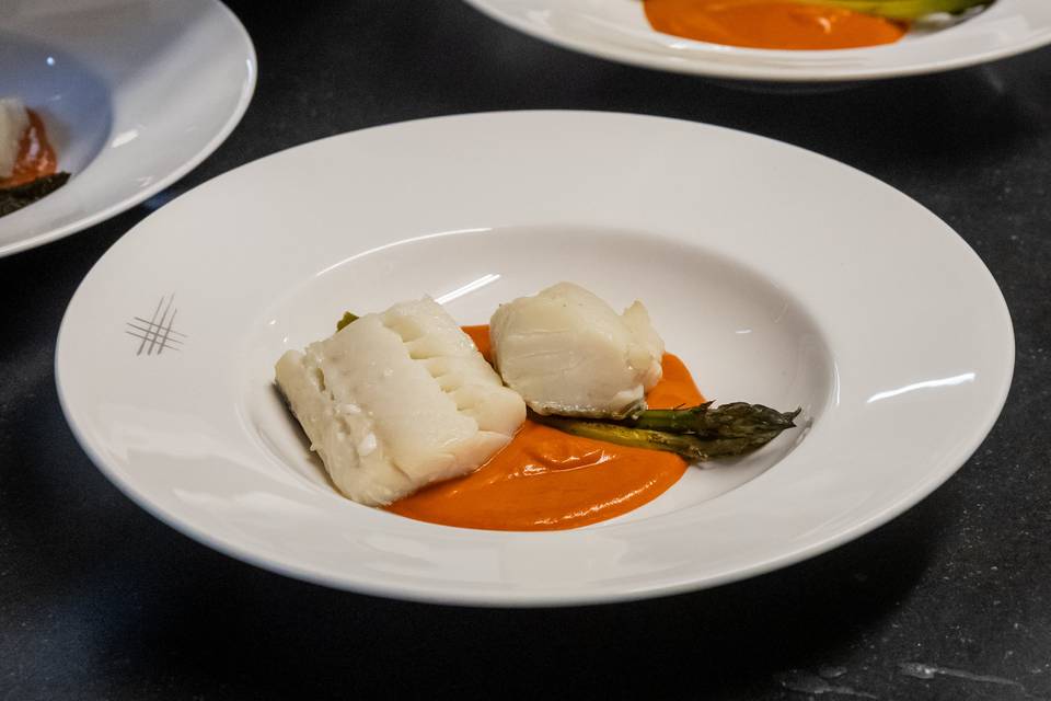 Plato pescado blanco