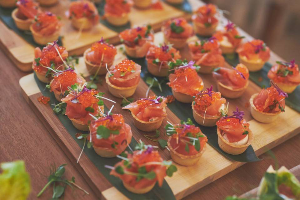 Canapés deliciosos