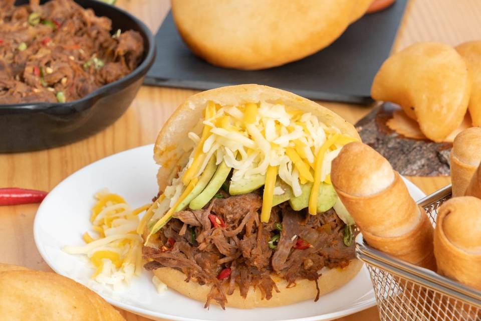 Arepas y tequeños