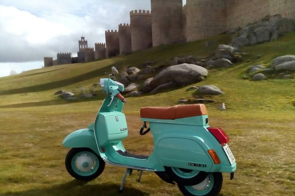 Vespa para sesión fotos