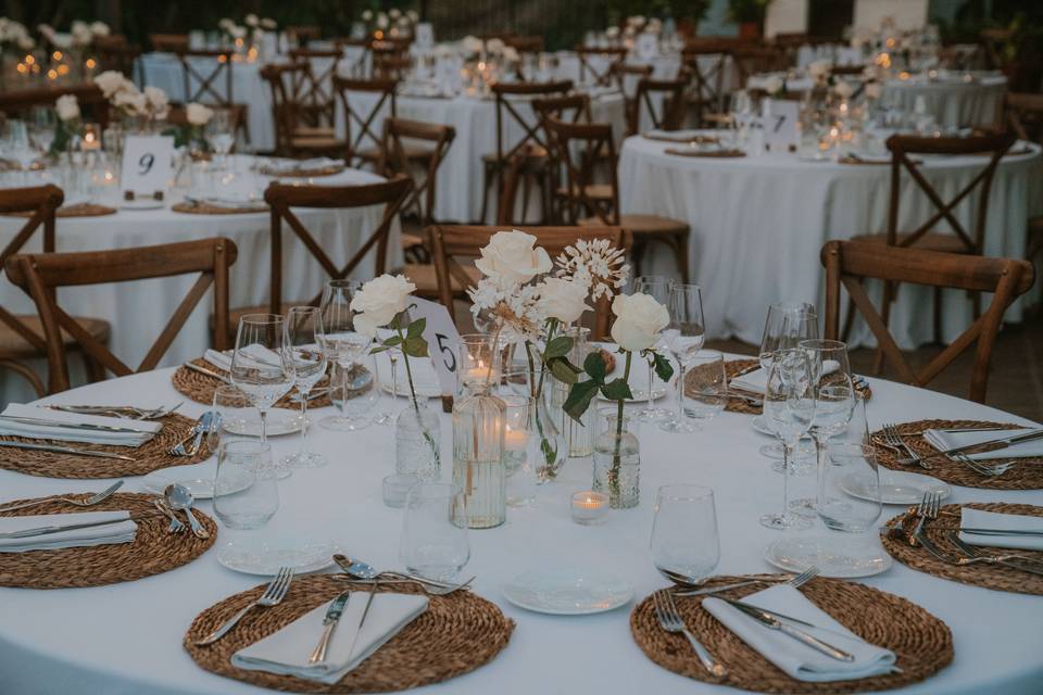 Centros de mesa jarroncitos