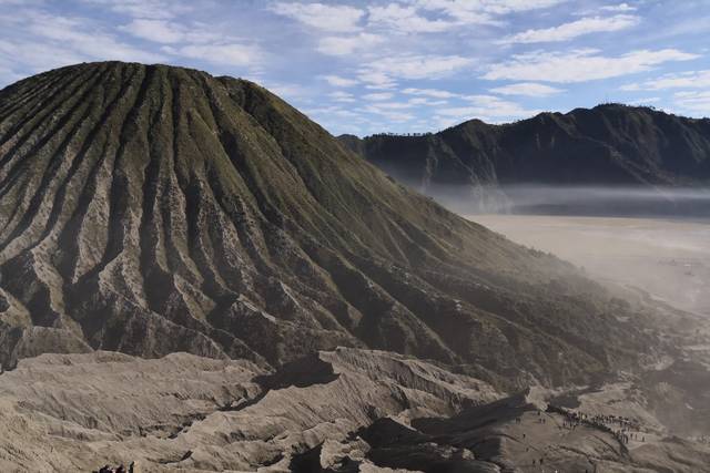 Subir al cráter de Bromo