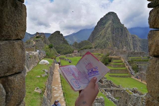 Llenar el pasaporte de sellos