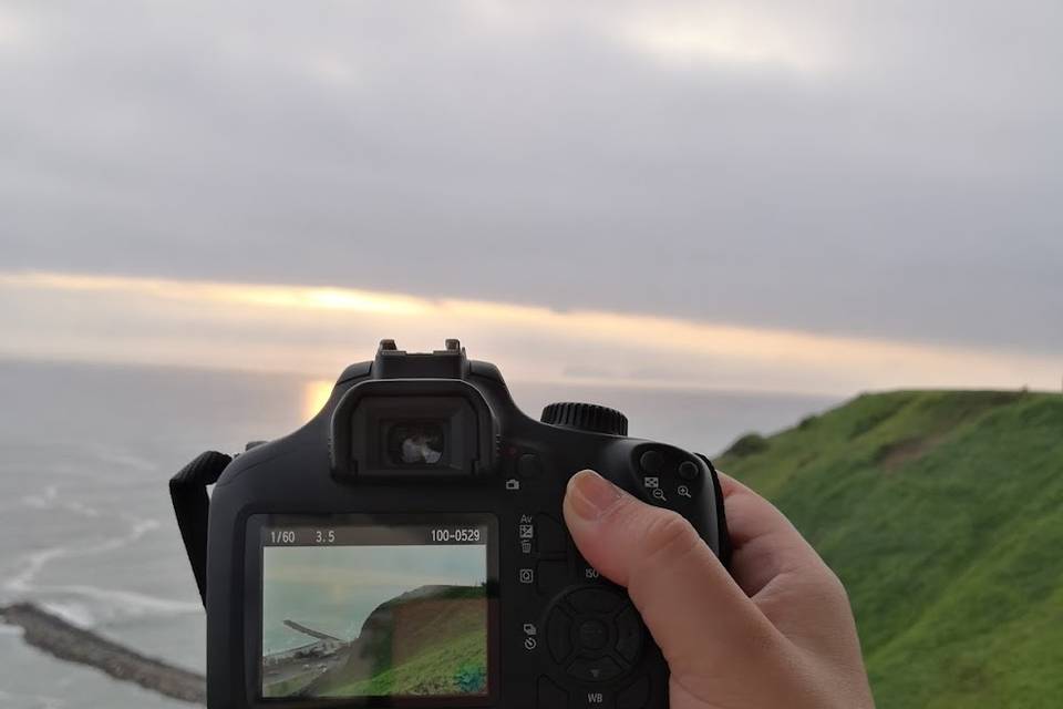 Un atardecer en Miraflores