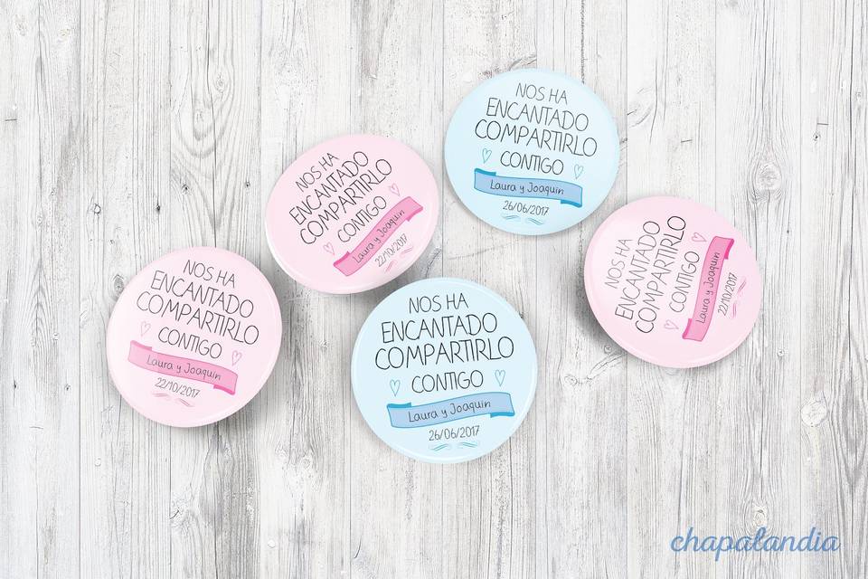 Chapas personalizadas