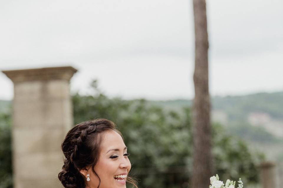 Maquillaje y peinado novia