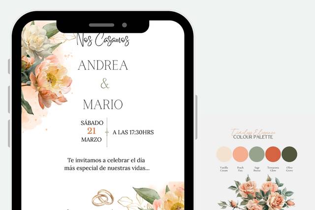 Peach and Olive