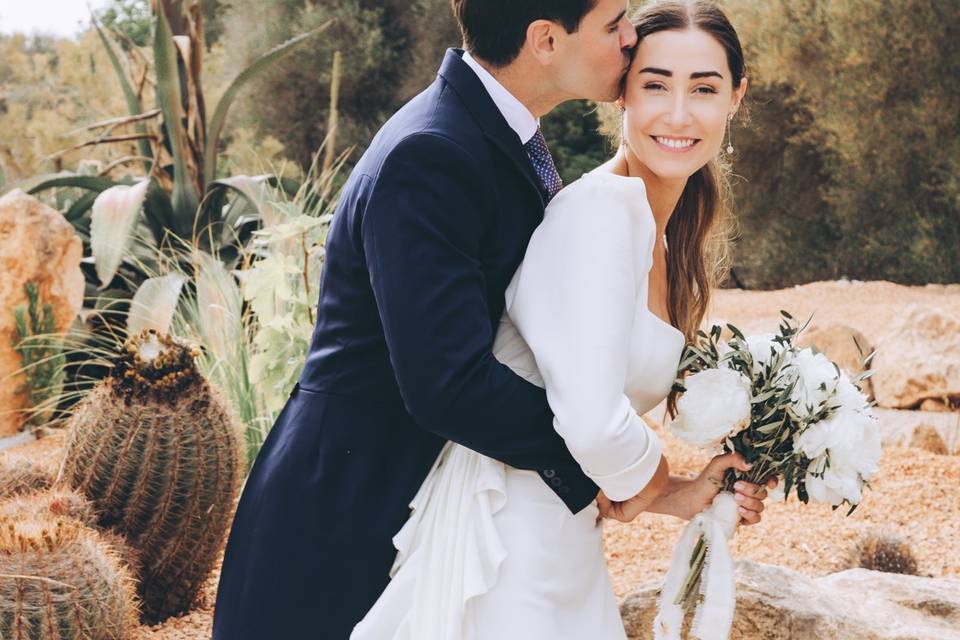 Posado de novia y novio