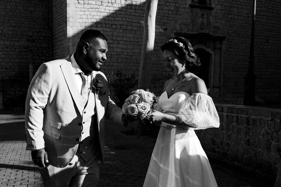 Bride&Groom b&w