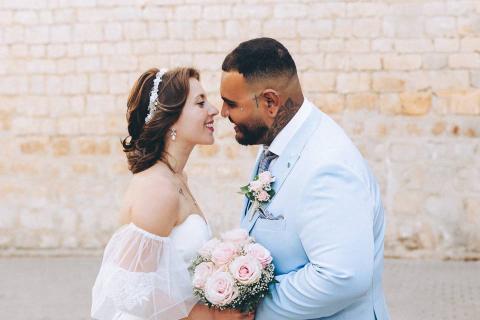 Happy Just Married couple