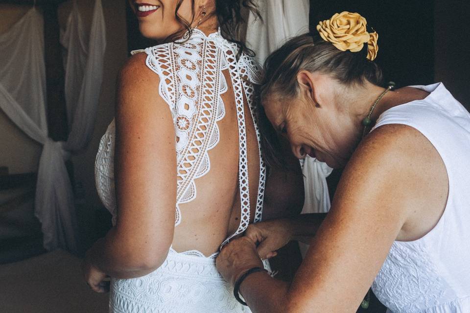 Novia y mamá