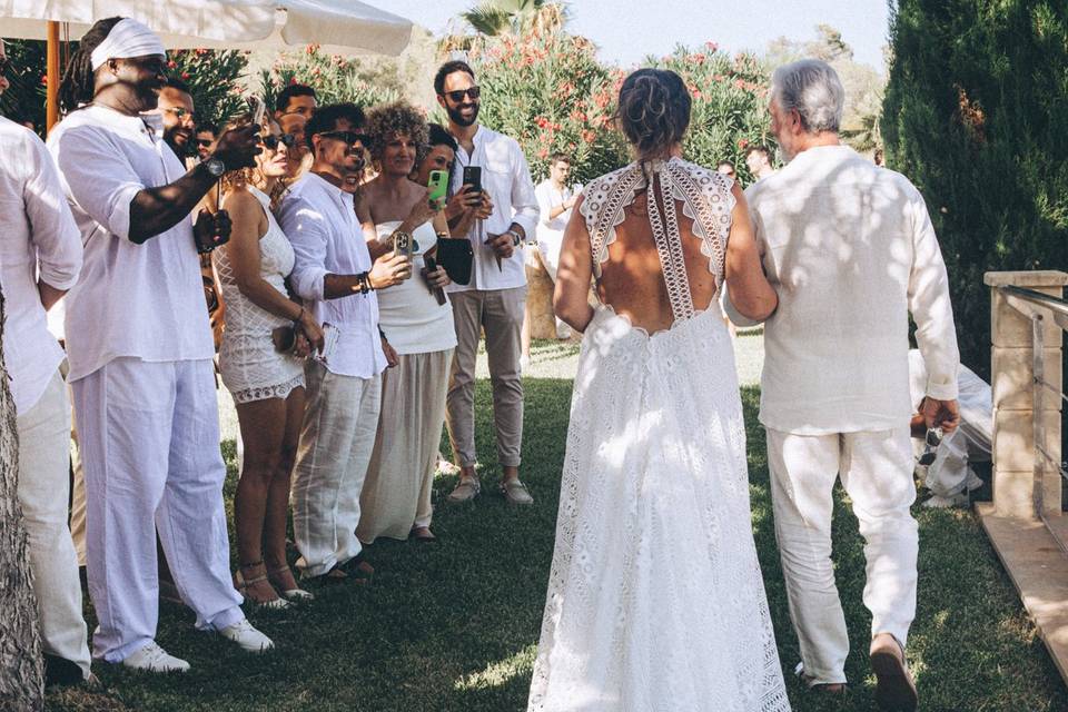 Novia y papá