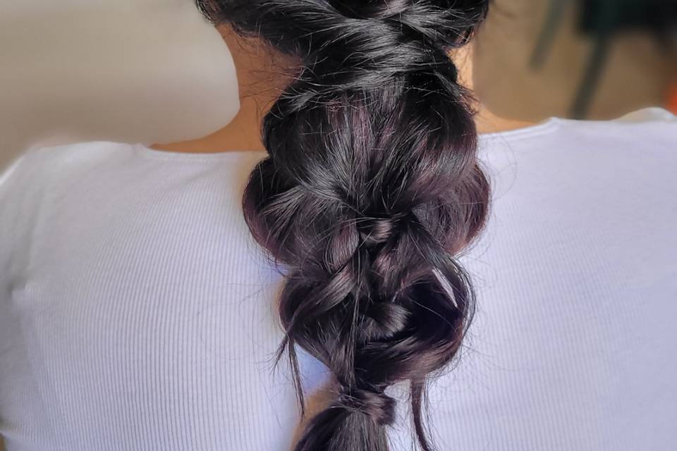 Trenza con textura