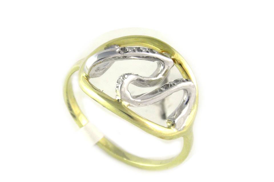 Anillo oro 18 ktes