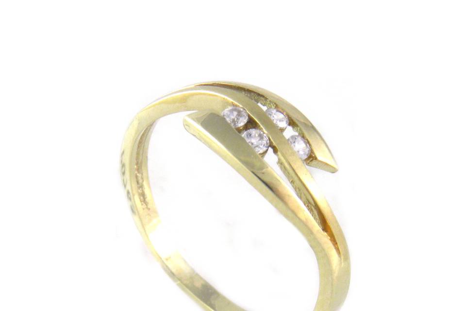 Anillo oro 18 ktes