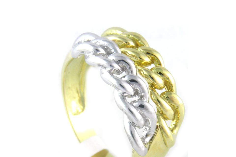 Anillo oro 18 ktes