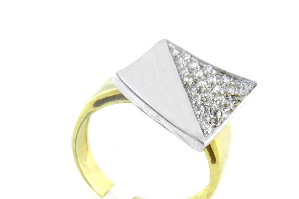 Anillo oro 18 ktes