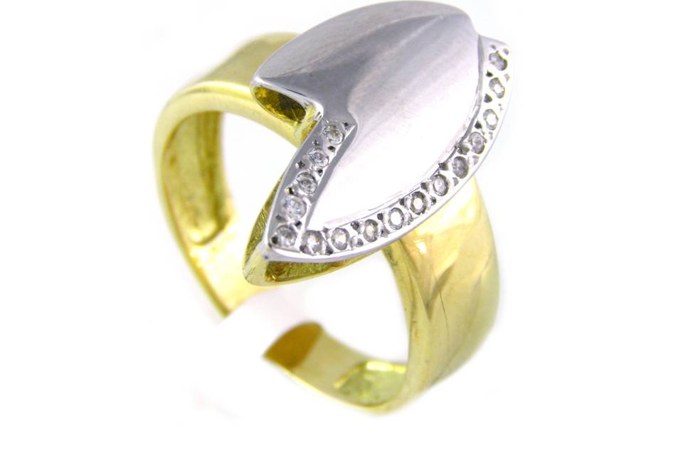 Anillo oro 18 ktes