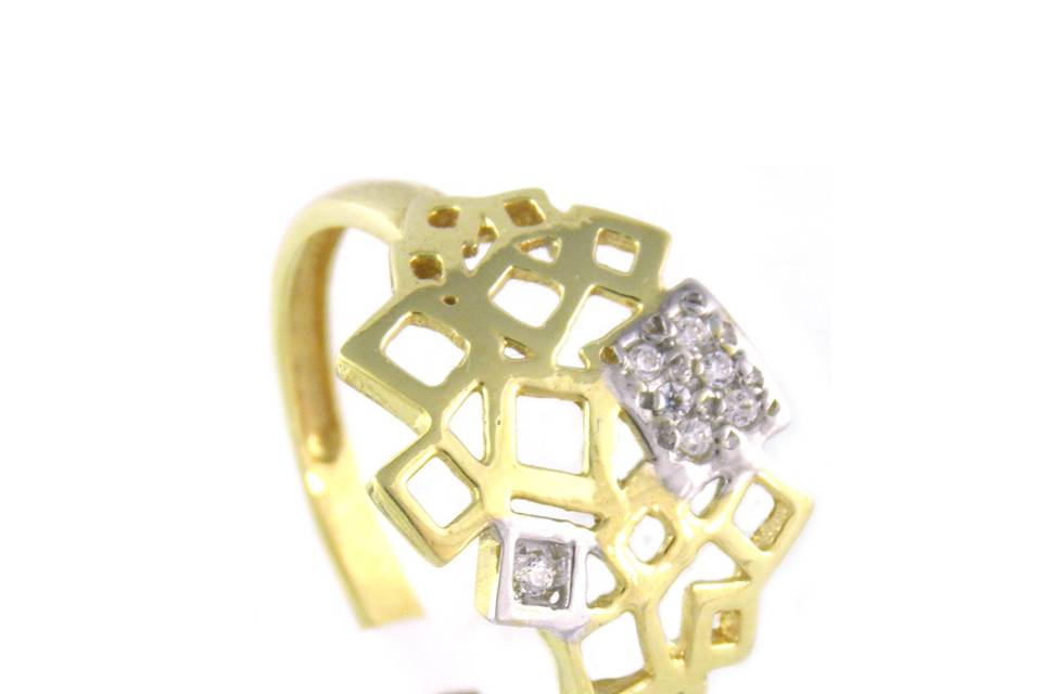 Anillo oro 18 ktes