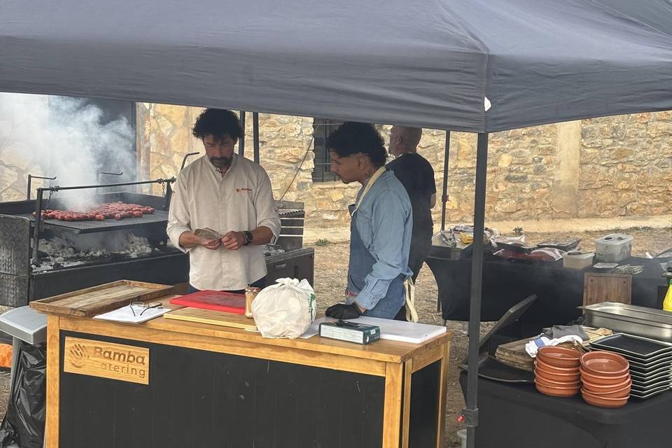 Open cooking