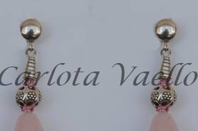 Pendientes rosa