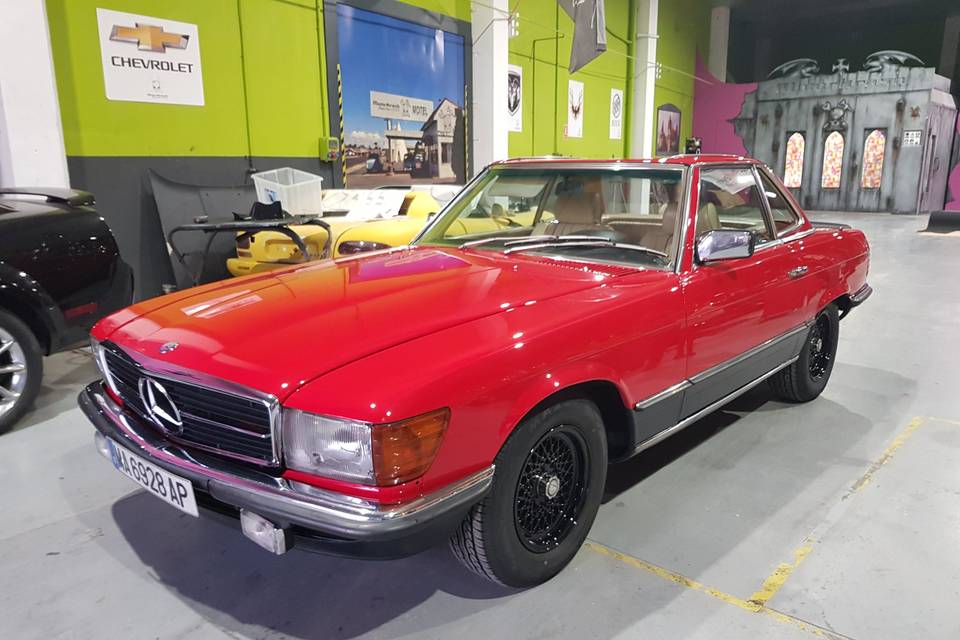 Mercedes sl 500 rojo