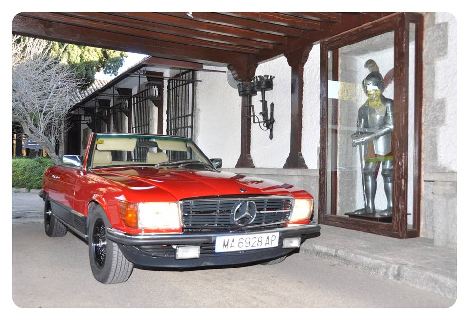 Mercedes sl 500 rojo