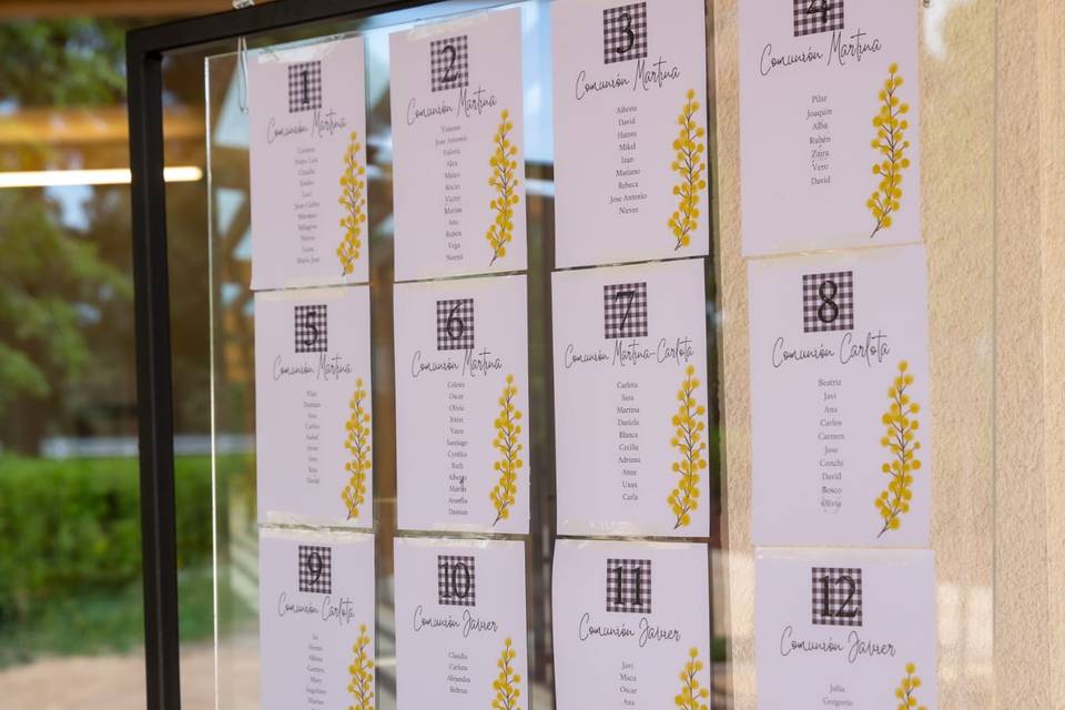 Seating plan