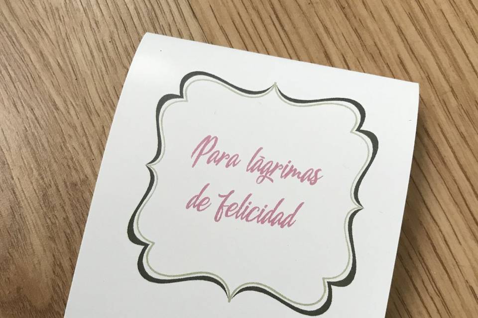 Lágrimas de felicidad