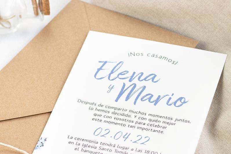 Invitación de boda