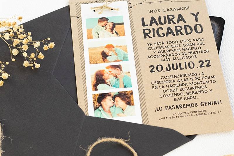 Invitación de boda