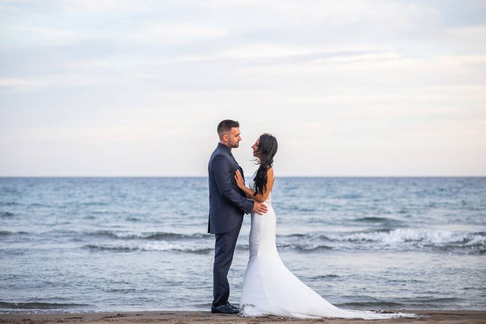 Postboda en la playa