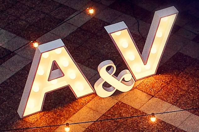 Letras luminosas