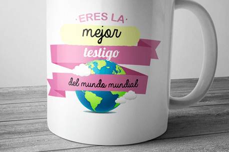 Taza para la mejor testigo