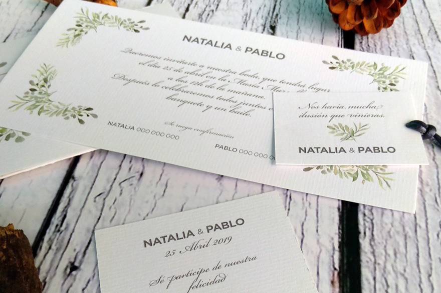 Invitaciones elegantes