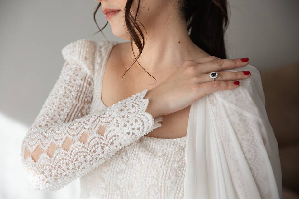 Peparativos de la novia