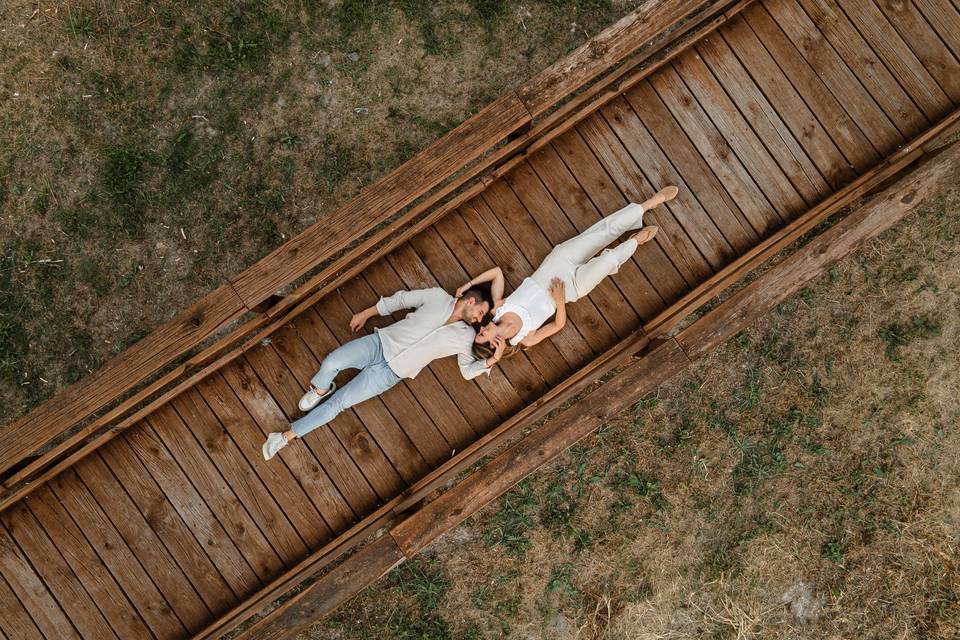 Drone preboda en Gaianes