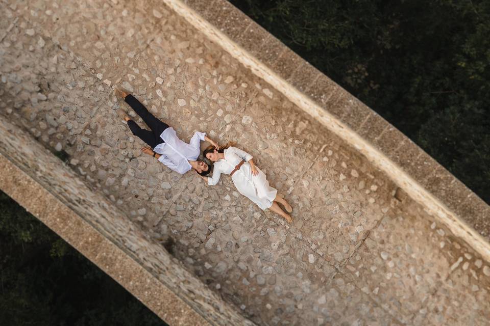 Preboda en Bocairent con drone