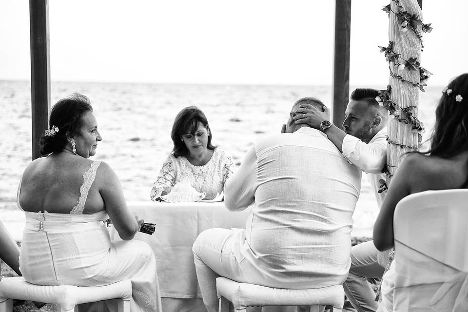 Bodas de plata en la playa