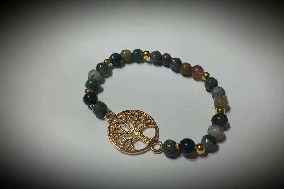 Pulsera árbol de ágata