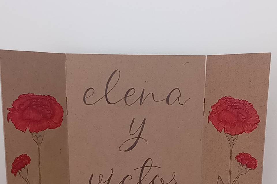 Tríptico novios