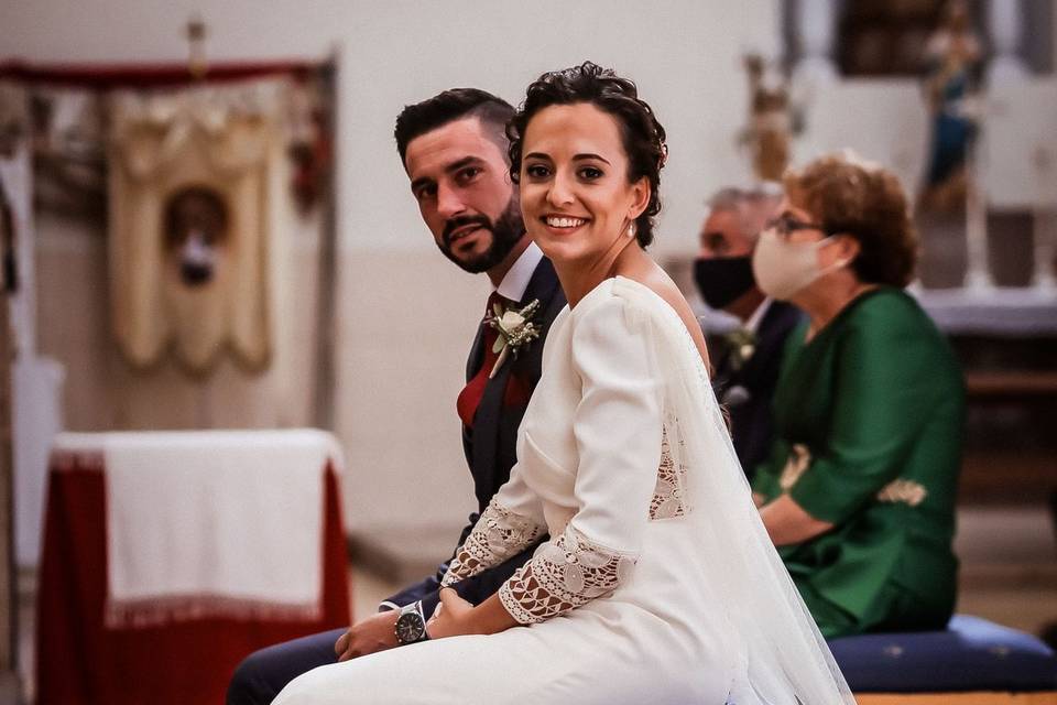 Guitarra y batería en la boda de E&V